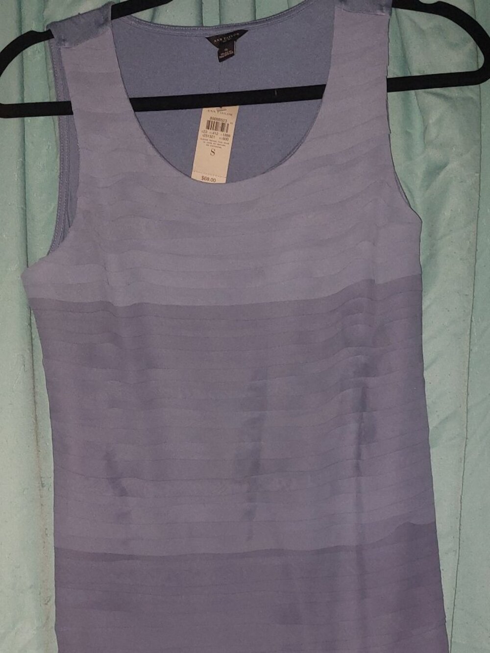 Ann Taylor Ombre Layered Ruffle Tank Top Small